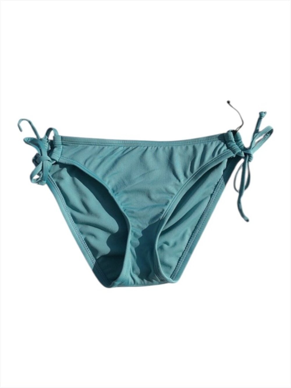 Shade & Shore Women's Side Tie Bikini Bottom Teal Blue, XS